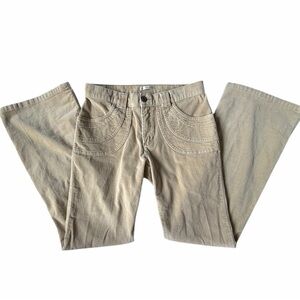 Vintage Old Navy Khaki Corduroy Flares